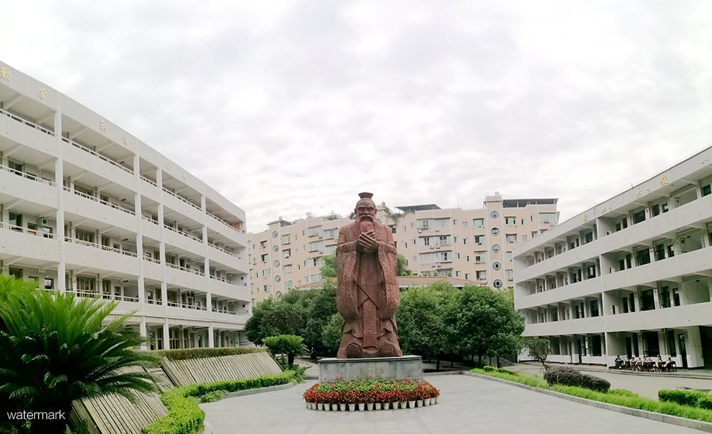 四川省重點中學——瀘縣五中測溫人臉識別斜八角翼閘及校園微信系統項目